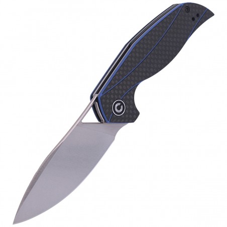 Nóż składany CIVIVI Anthropos Blue G10 / Carbon Fiber, Satin Finish by Elijah Isham (C903B)