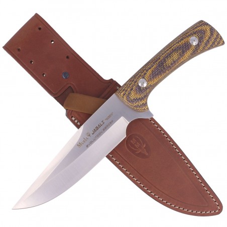 Nóż Muela Jabali Brown Micarta, Satin 170mm (JABALI-17G)