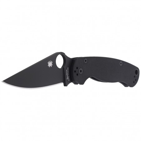 Nóż składany Spyderco Para Military 2 G-10 Black / Black Blade (C81GPBK2)