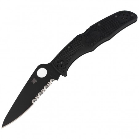 Nóż składany Spyderco Endura 4 FRN Black / Black Blade (C10PSBBK)