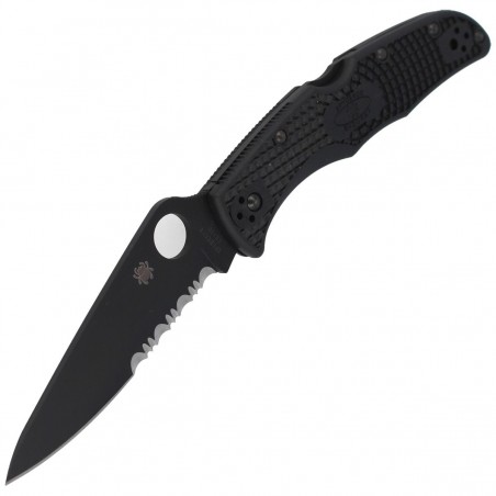 Nóż składany Spyderco Endura 4 FRN Black / Black Blade (C10PSBBK)