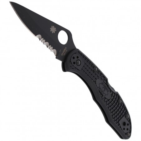 Nóż składany Spyderco Delica 4 FRN Black / Black Blade (C11PSBBK)