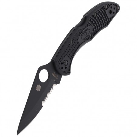 Nóż składany Spyderco Delica 4 FRN Black / Black Blade (C11PSBBK)