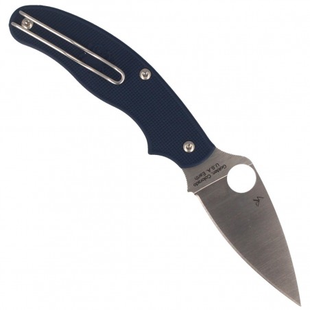 Nóż składany Spyderco UK Penknife FRN Dark Blue CPM S110V Plain (C94PDBL)