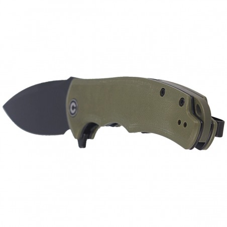 Nóż składany Civivi Praxis OD Green G10, Black Stonewashed 9Cr18MoV (C803F)