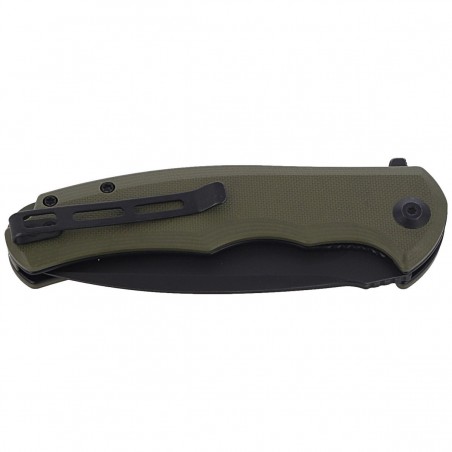 Nóż składany Civivi Praxis OD Green G10, Black Stonewashed 9Cr18MoV (C803F)