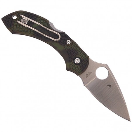 Nóż składany Spyderco Dragonfly 2 FRN Zome Green, Plain VG-10 (C28ZFPGR2)