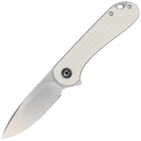 Nóż składany CIVIVI Elementum Flipper Patterned Ivory G10, Satin D2 (C907A-3)