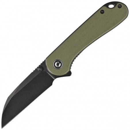 Nóż składany Civivi Elementum Wharncliffe OD Green G10, Black Nitro-V (C18062AF-2)