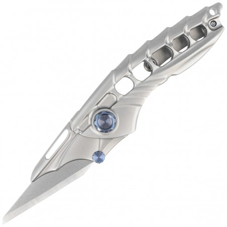 Nóż składany RikeKnife Alien 1 Gray Titanium, Satin M390 (RK-ALIEN1-P)