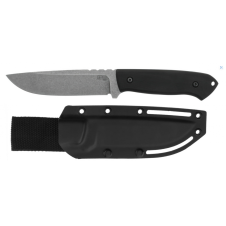 Nóż Za-Pas Ultra Outdoor Black G10, Stonewash NMV (UO-CE-G10-BL)