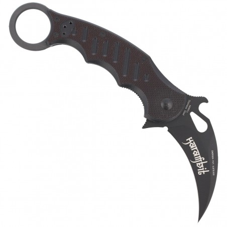 Nóż składany FOX Folding Karambit G10 Black Emerson Opener (479)