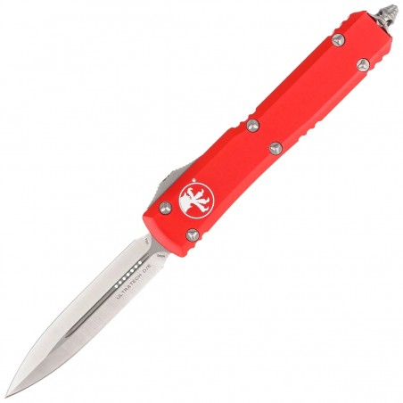 Nóż automatyczny OTF Microtech Ultratech D/E Red Aluminium, Satin M390MK by Tony Marfione (122-4RD)