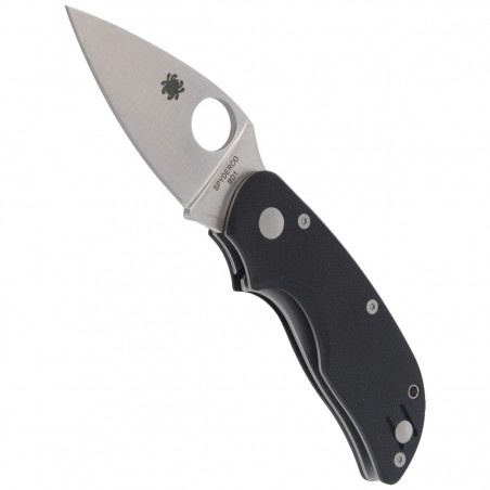 Nóż składany Spyderco CAT G-10 Black Plain (C129GP)