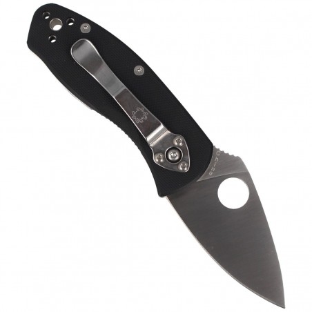 Nóż składany Spyderco Ambitious G-10 Black Plain (C148GP)