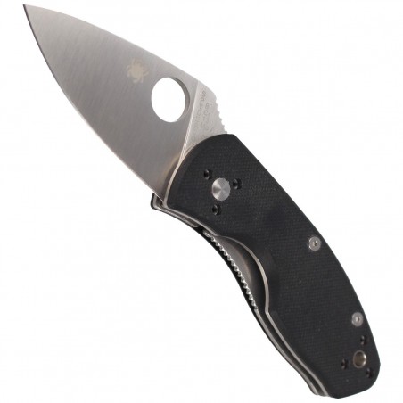 Nóż składany Spyderco Ambitious G-10 Black Plain (C148GP)