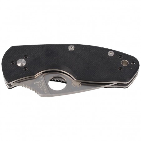 Nóż składany Spyderco Ambitious G-10 Black Plain (C148GP)