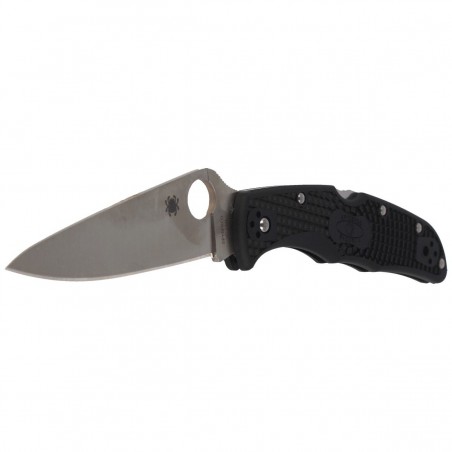 Nóż składany Spyderco Endura 4 FRN Black Flat Ground Plain (C10FPBK)