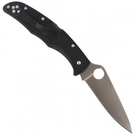 Nóż składany Spyderco Endura 4 FRN Black Flat Ground Plain (C10FPBK)