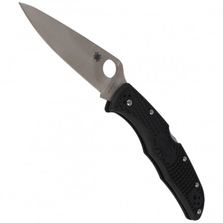 Nóż składany Spyderco Endura 4 FRN Black Flat Ground Plain (C10FPBK)