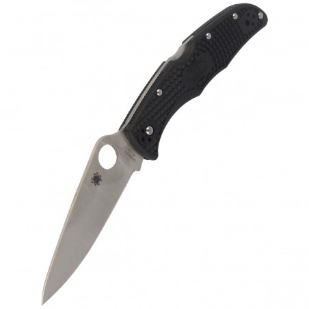 Nóż składany Spyderco Endura 4 FRN Black Flat Ground Plain (C10FPBK)