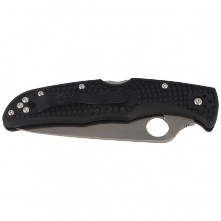 Nóż składany Spyderco Endura 4 FRN Black Flat Ground Plain (C10FPBK)