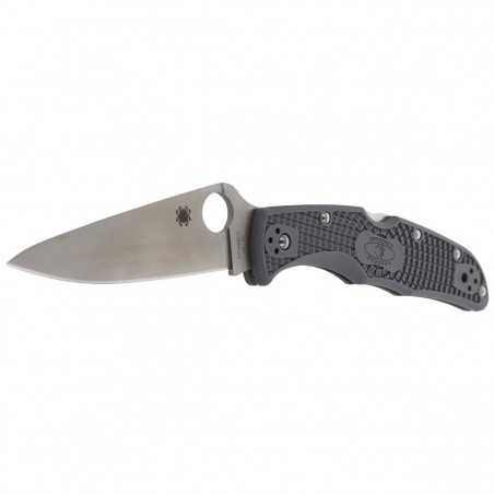 Nóż składany Spyderco Endura 4 FRN Gray Flat Ground Plain (C10FPGY)