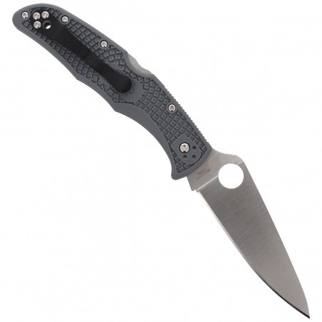 Nóż składany Spyderco Endura 4 FRN Gray Flat Ground Plain (C10FPGY)