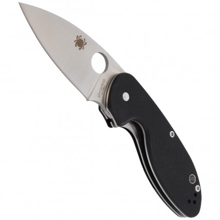 Nóż składany Spyderco Efficient G-10 Black Plain (C216GP)