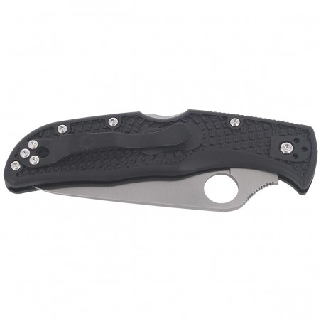 Nóż składany Spyderco Endela FRN Black Plain (C243PBK)