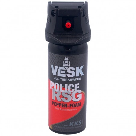 Gaz pieprzowy KKS VESK RSG Police 2mln SHU, Foam-Piana 50 ml (12050-F)