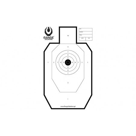 Tarcze strzeleckie Range - 500 szt