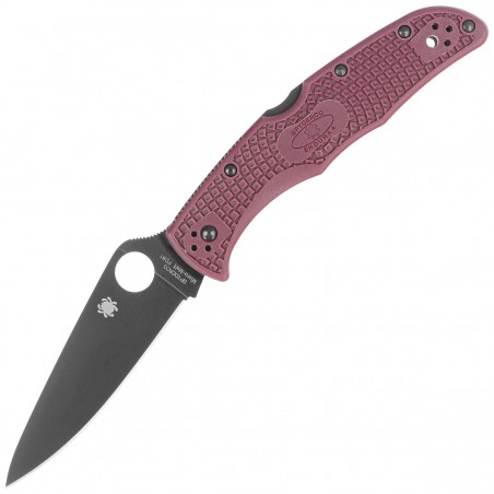 Nóż składany Spyderco Endura 4 Sprint Run Burgundy FRN, TiCN Micro-Melt PD1 by Sal Glesser (C10BGBKP)