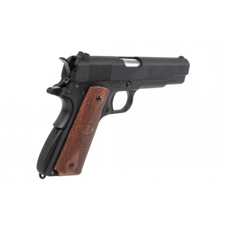 Pistolet GBB CyberGun Auto Ordnance M1911A1 - Matt Black Wood