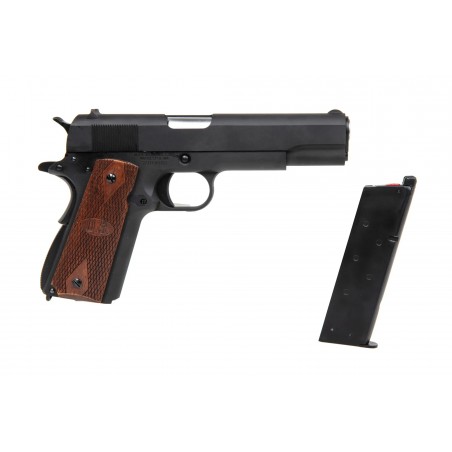 Pistolet GBB CyberGun Auto Ordnance M1911A1 - Matt Black Wood