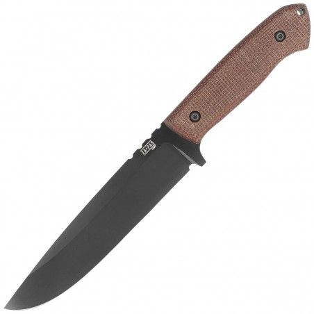 Nóż Za-Pas Expendable Brown Micarta, Black Cerakote NMV (EX-CE-M-BR)