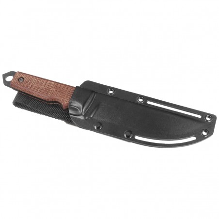 Nóż Za-Pas Urban Tactic Brown Micarta, Black Cerakote NMV (UT-CE-M-BR)