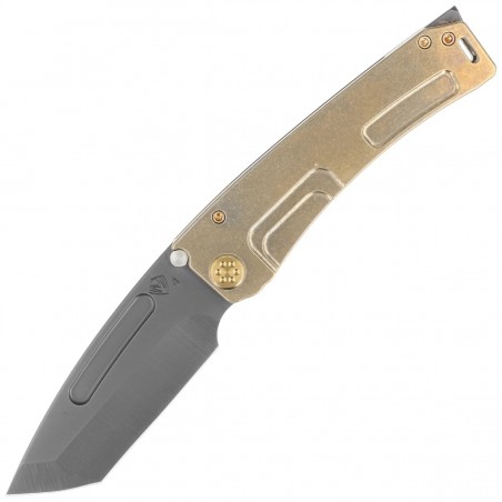 Nóż składany Medford Marauder-H T/E Bronze Titanium, Bronze HW/Clip, DLC S45VN by Greg Medford (MK045SPD-36A1-T1CP-BP)