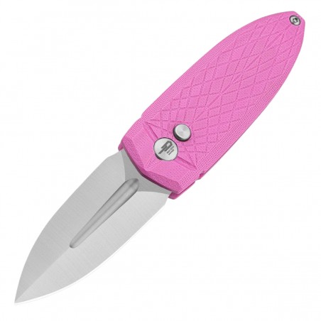 Nóż składany Bestech QUQU Pink G10, Satin 14C28N by Gogo (BG57A-2)