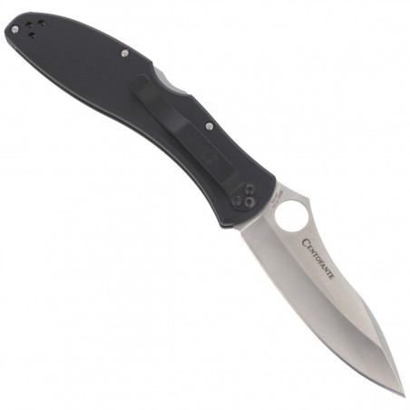 Nóż składany Spyderco Centofante 3 FRN Black Plain (C66PBK3)