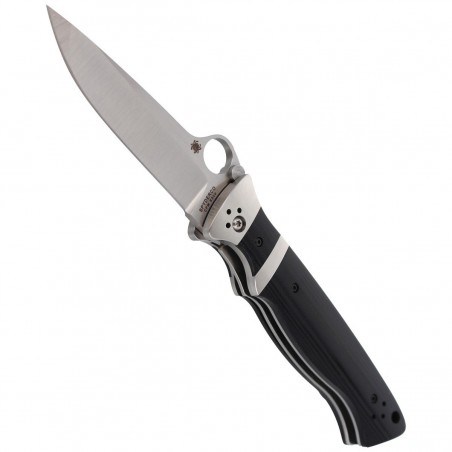 Nóż składany Spyderco Vallotton Sub-Hilt G-10 Black Plain (C149GP)