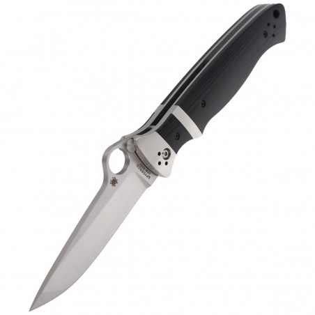 Nóż składany Spyderco Vallotton Sub-Hilt G-10 Black Plain (C149GP)