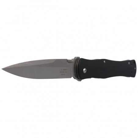 Nóż składany Herbertz Solingen Black G10, Two-Color Finish Blade (583116)