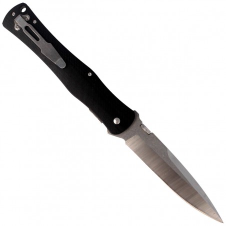 Nóż składany Herbertz Solingen Black G10, Two-Color Finish Blade (583116)