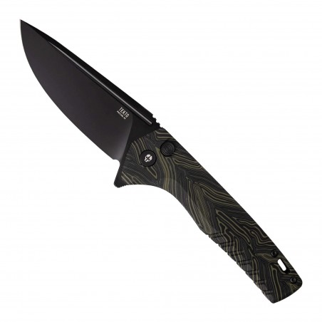 Nóż składany Tekto F3 Charlie Damascus G10, Black D2 (F3R_G1MX_D2BK1_A1)