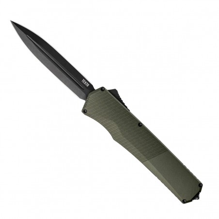 Nóż automatyczny OTF Tekto A5 Spry D/E OD Green Aluminium, Black S35VN (A5R_T6OD_S35BK3_A1)