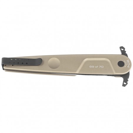 Nóż Extrema BD4 Adra Contractor LE No 69/70 Tactical Mud Aluminium N690 (04.1000.0498/TM)