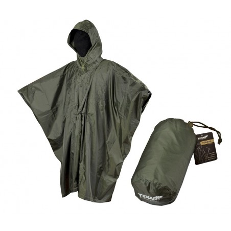 Poncho Ripstop - zielone