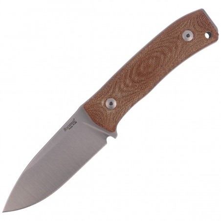 Nóż LionSteel Bushcraft Natural Canvas, Satin Satin M390 by Molletta (M4 CVN)