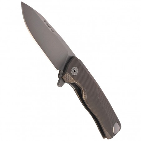 Nóż składany LionSteel ROK Bronze Titanium, Satin M390 by Molletta (ROK B)